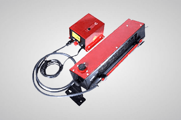 An image of a red ion air blower